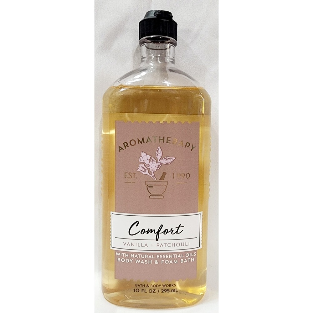 Bath Body Works VANILLA PATCHOULI Body Wash Aromatherapy Comfort 10 oz/295mL New